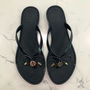 Tory Burch Jelly Sandal size 7, Navy Blue